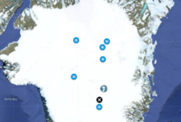 AWI North Greenland Traverse (NGT) shallow drilling (Basler) in NE Greenland