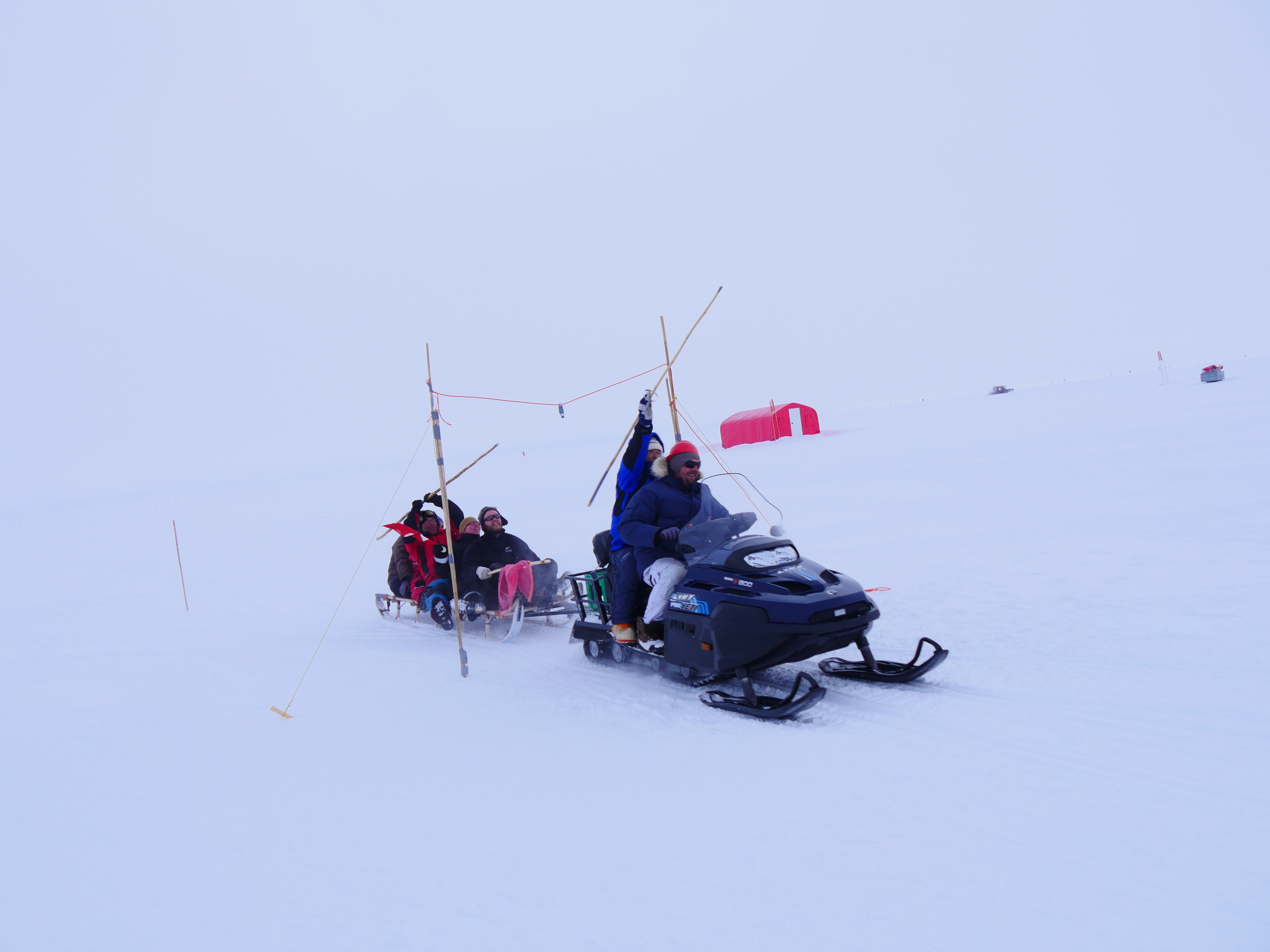 Saturday night entertainment. Tilting skidoo style.